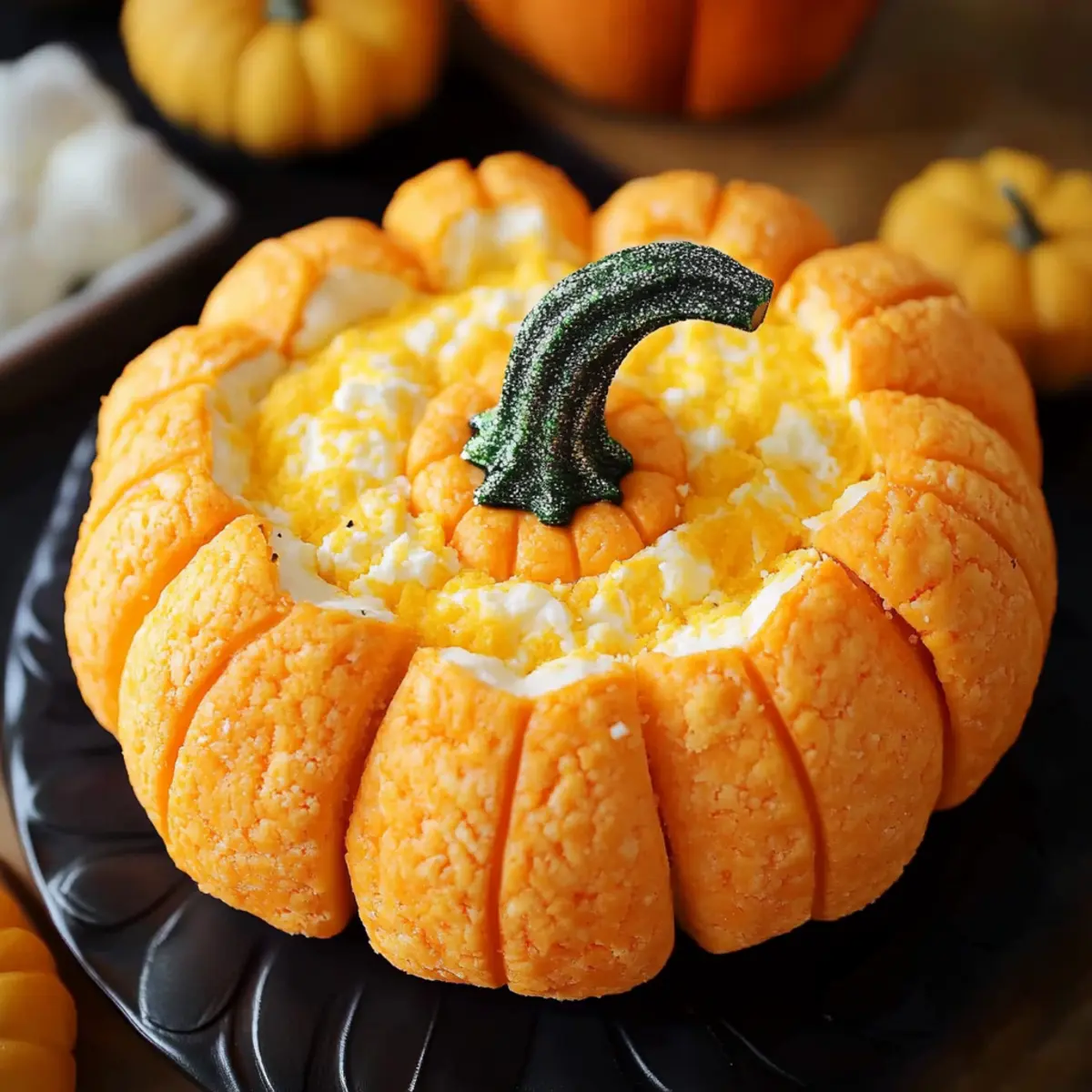Pumpkin Shaped Cheese Ball