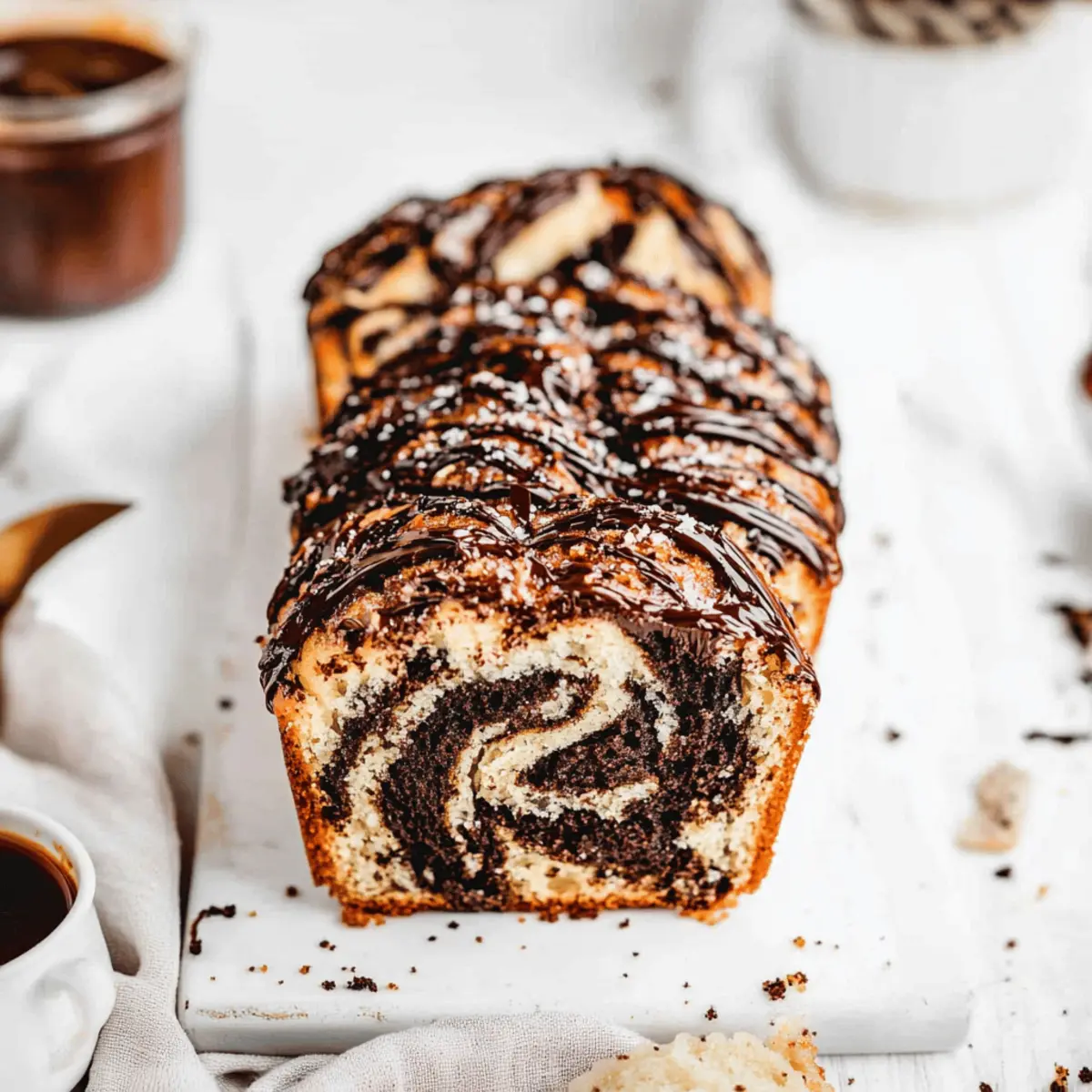 Chocolate and Espresso Babka Muffins