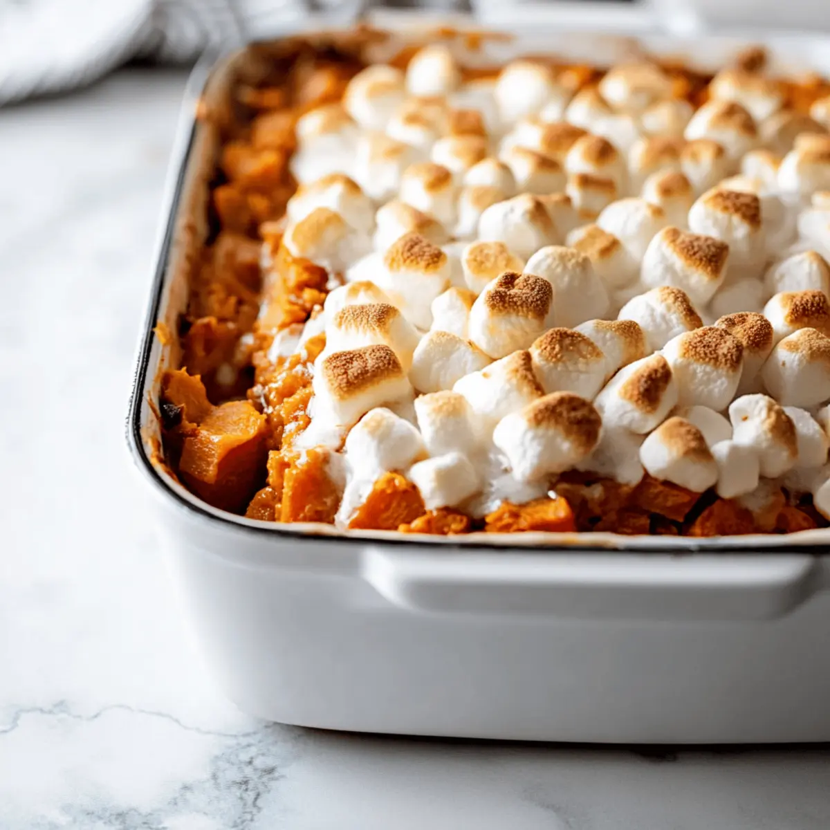 Sweet Potato Casserole with Marshmallows