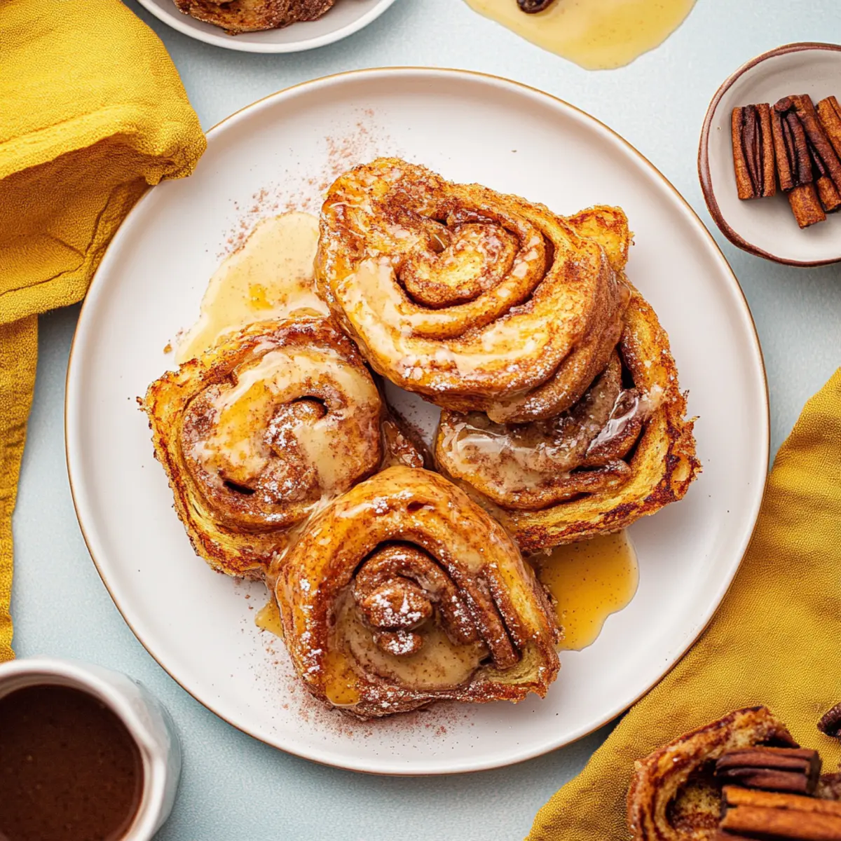 Delicious Cinnamon Roll French Toast in Just 20 Minutes