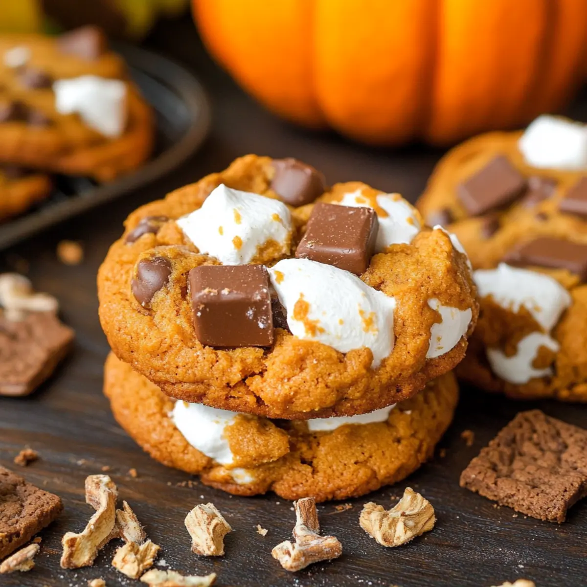 Delicious Pumpkin S’mores Cookies Recipe for Fall Baking