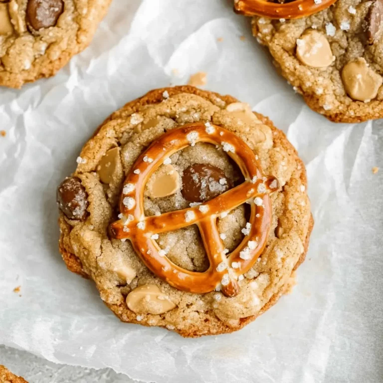 Peanut Butter Pretzel Cookies