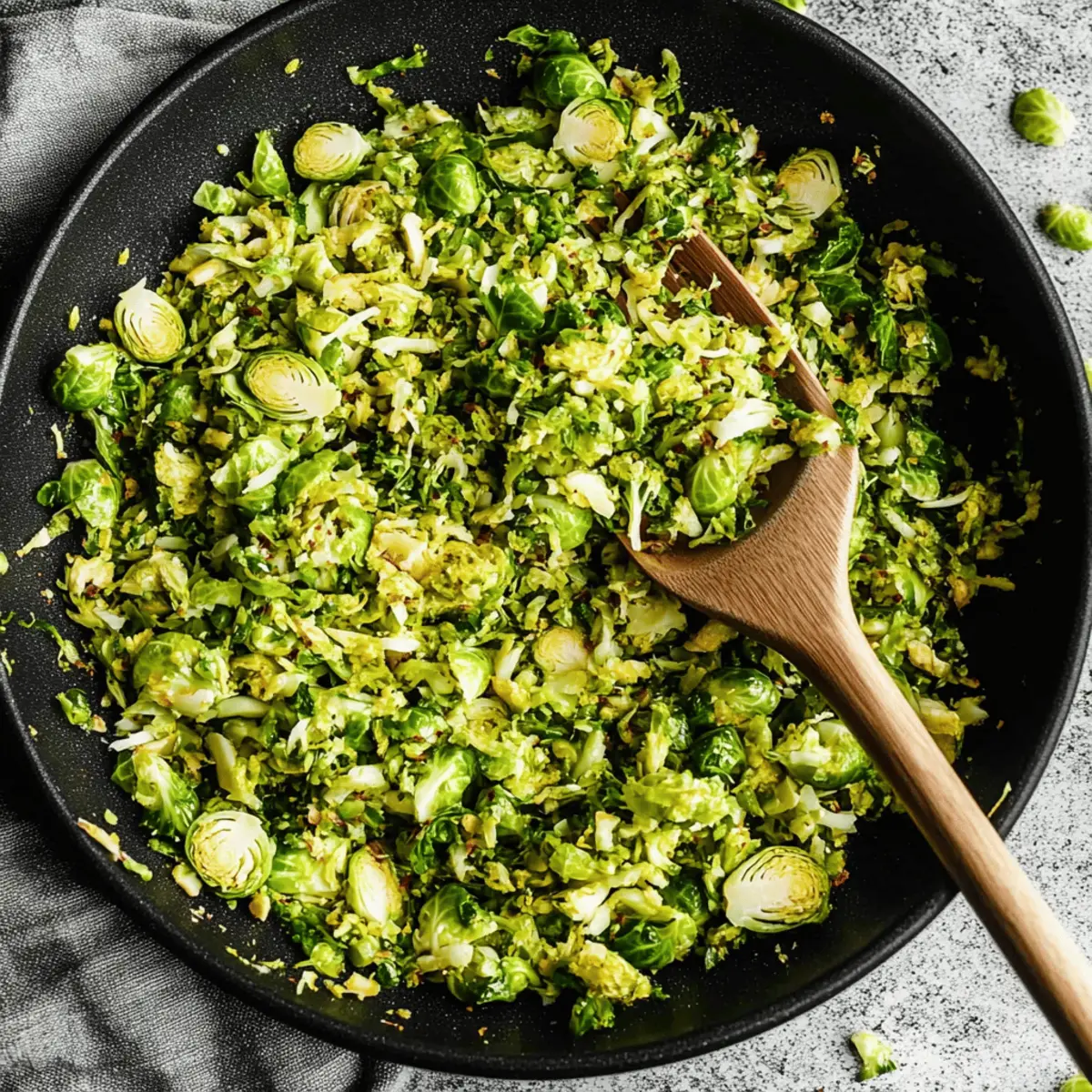 Quick and Easy Shredded Brussels Sprouts Recipe in 10 Minutes