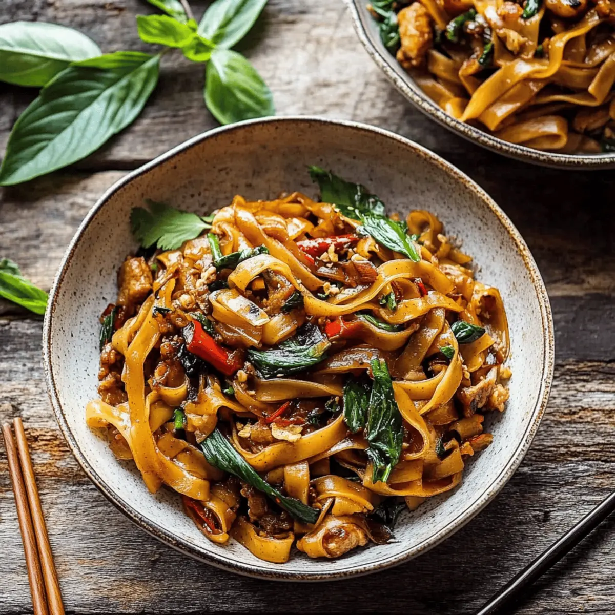 Quick and Flavorful Street-Style Thai Drunken Noodles Recipe