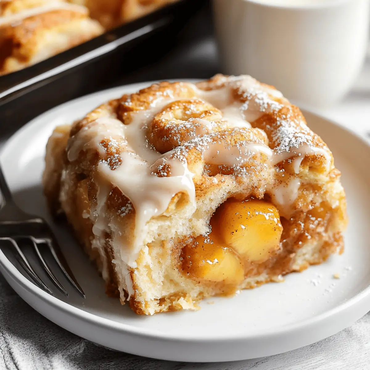 Irresistible Peach Cobbler Cinnamon Rolls Recipe for Sweet Mornings