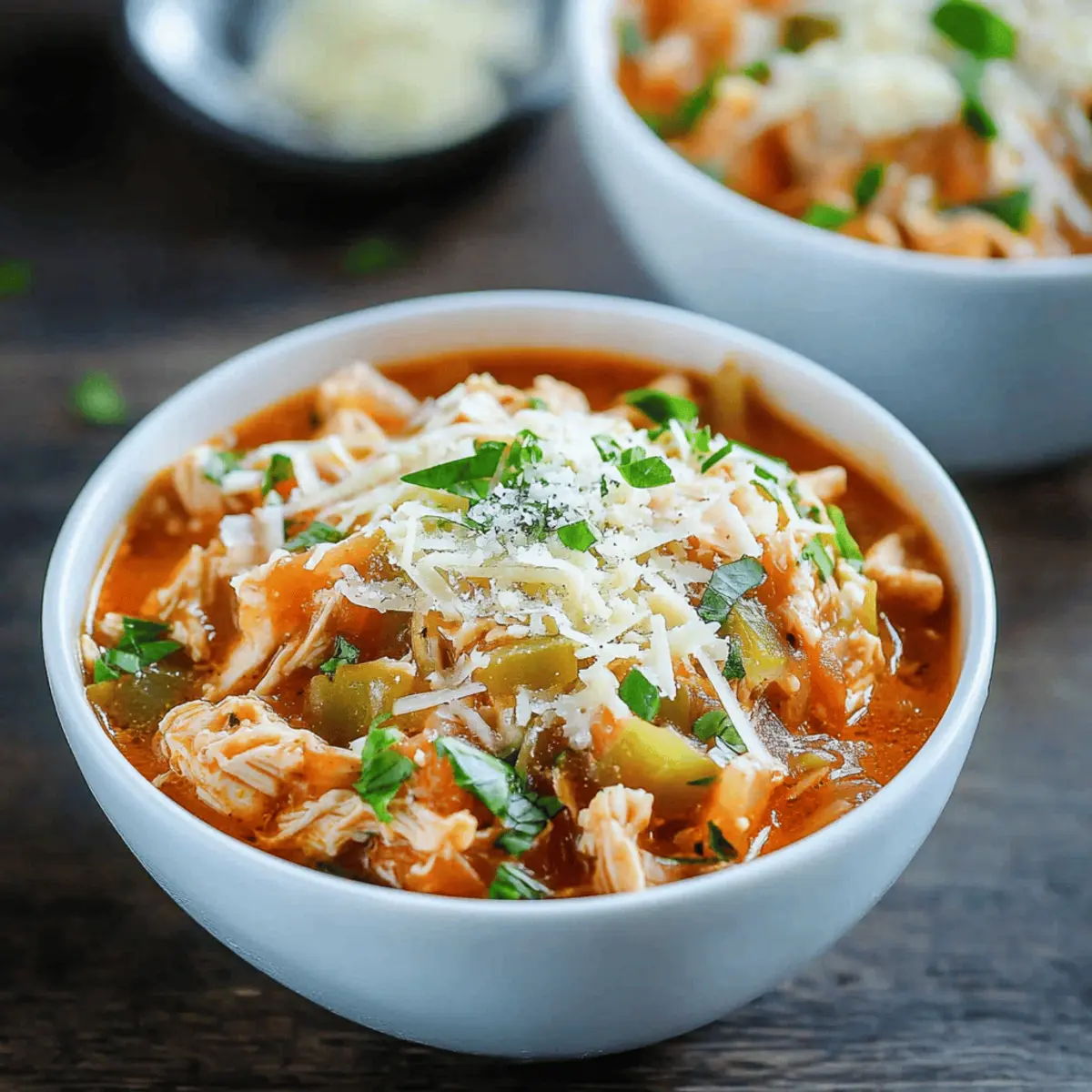 Delicious Crockpot Chicken Parmesan Soup for Comforting Meals