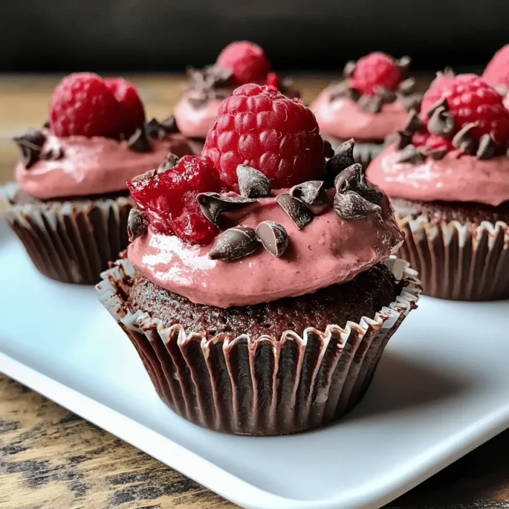 Marry Me No Bake Raspberry Chocolate Mousse Cups