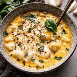 One-Pot Creamy Chicken Gnocchi Soup