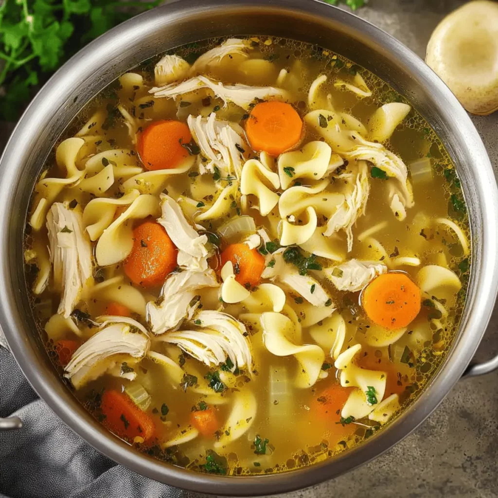 Homemade Chicken Noodle Soup Recipe