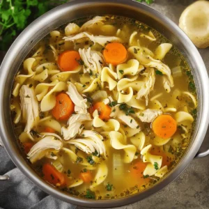 Homemade Chicken Noodle Soup Recipe