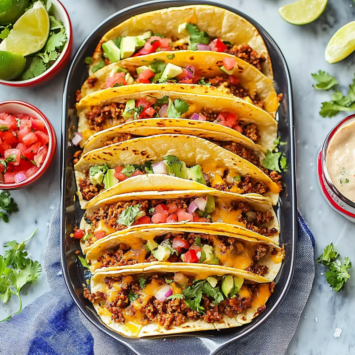 Oven-Baked Cheesy Tacos: Flavorful Beef Tacos Recipe to Try