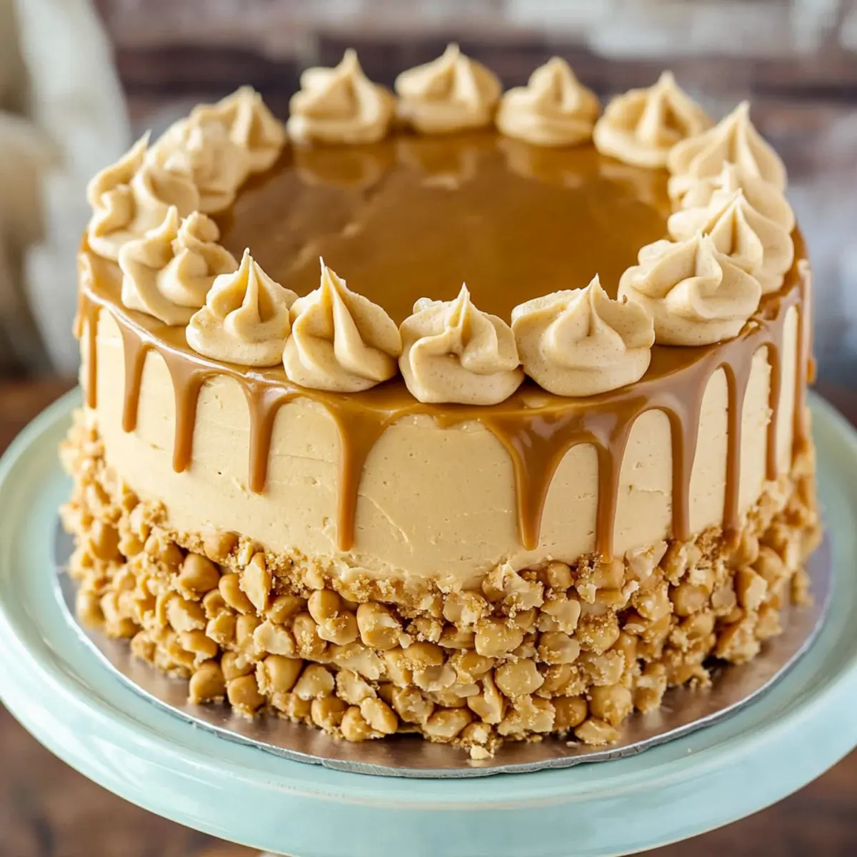 Indulgent Peanut Butter Layer Cake Recipe for Dessert Lovers