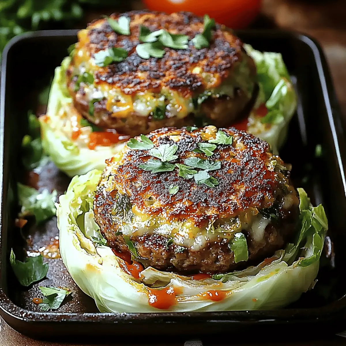 Delicious Oven-Baked Cabbage Burgers Recipe for Easy Weeknight Meals