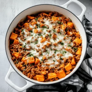 Ground Turkey Sweet Potato Casserole