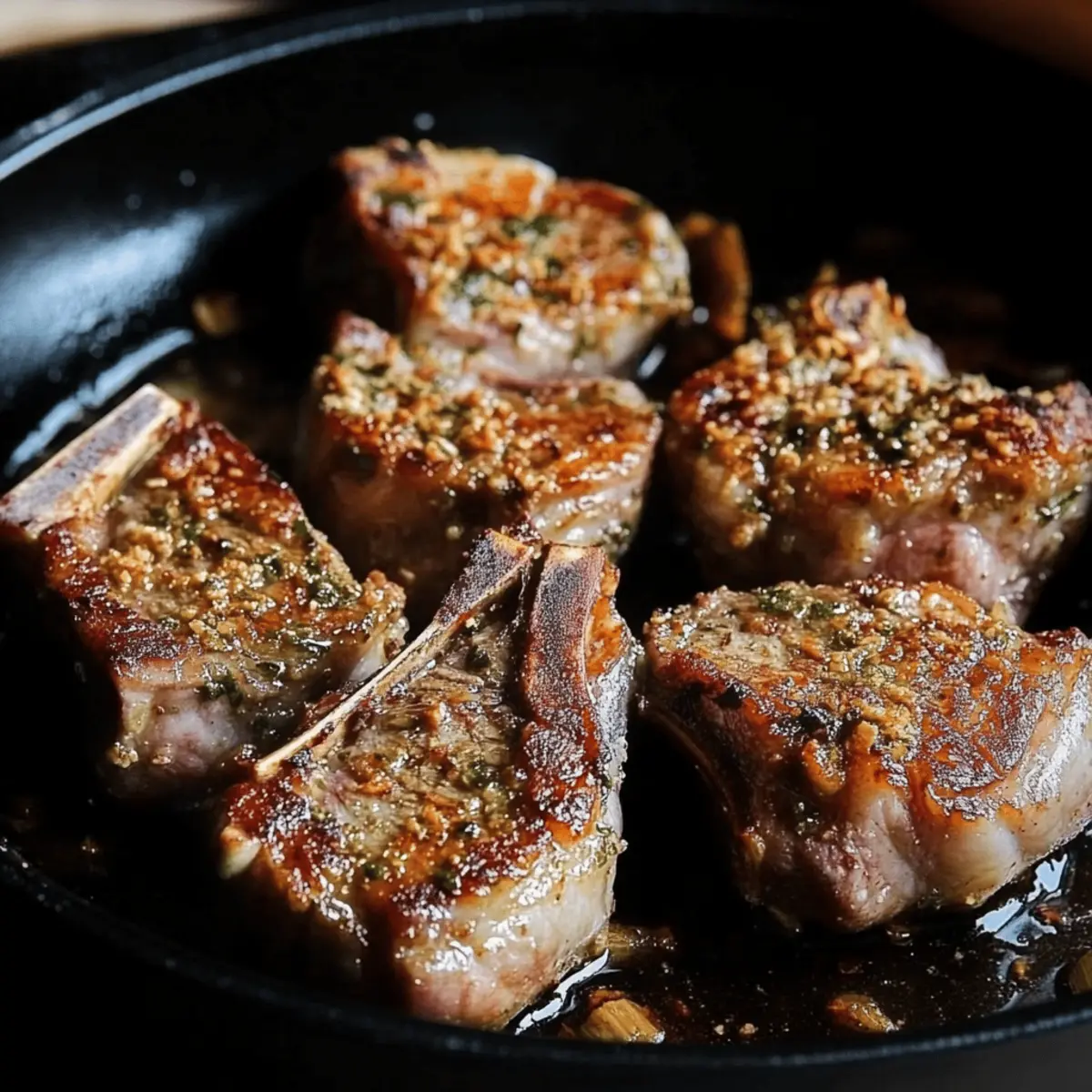Delicious Herb Crusted Lamb Shoulder Chop Recipe in 20 Minutes
