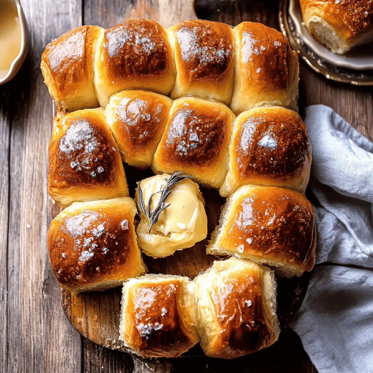 Delicious Salted Sage Honey Butter Brioche Rolls Recipe to Savor