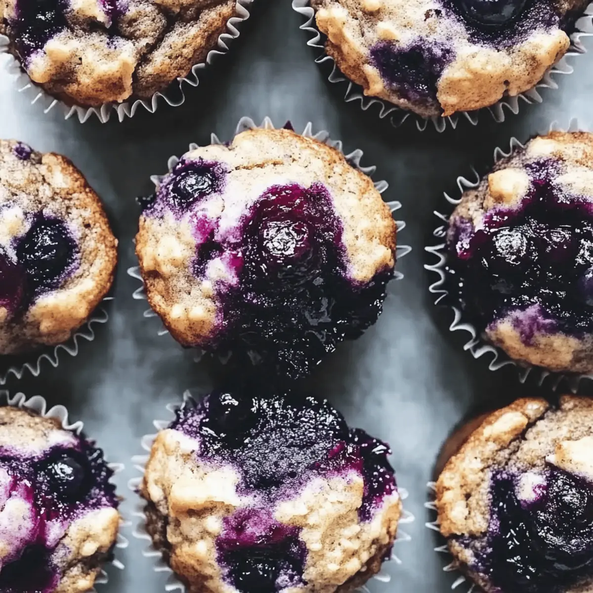 Delicious Cardamom-Spiced Blueberry Jam Muffins Recipe