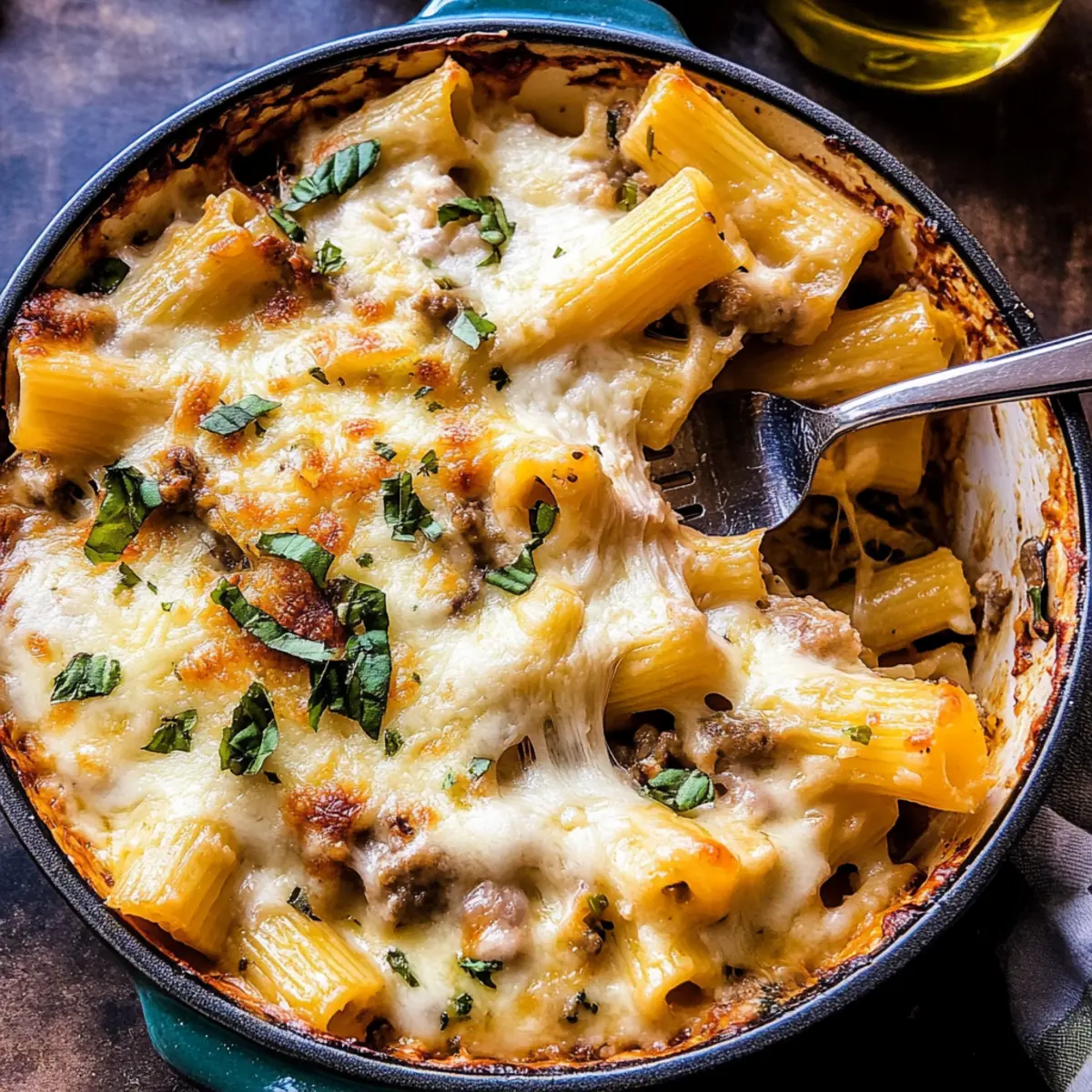 Baked 4 Cheese Butternut Squash Rigatoni for Cozy Comfort Food