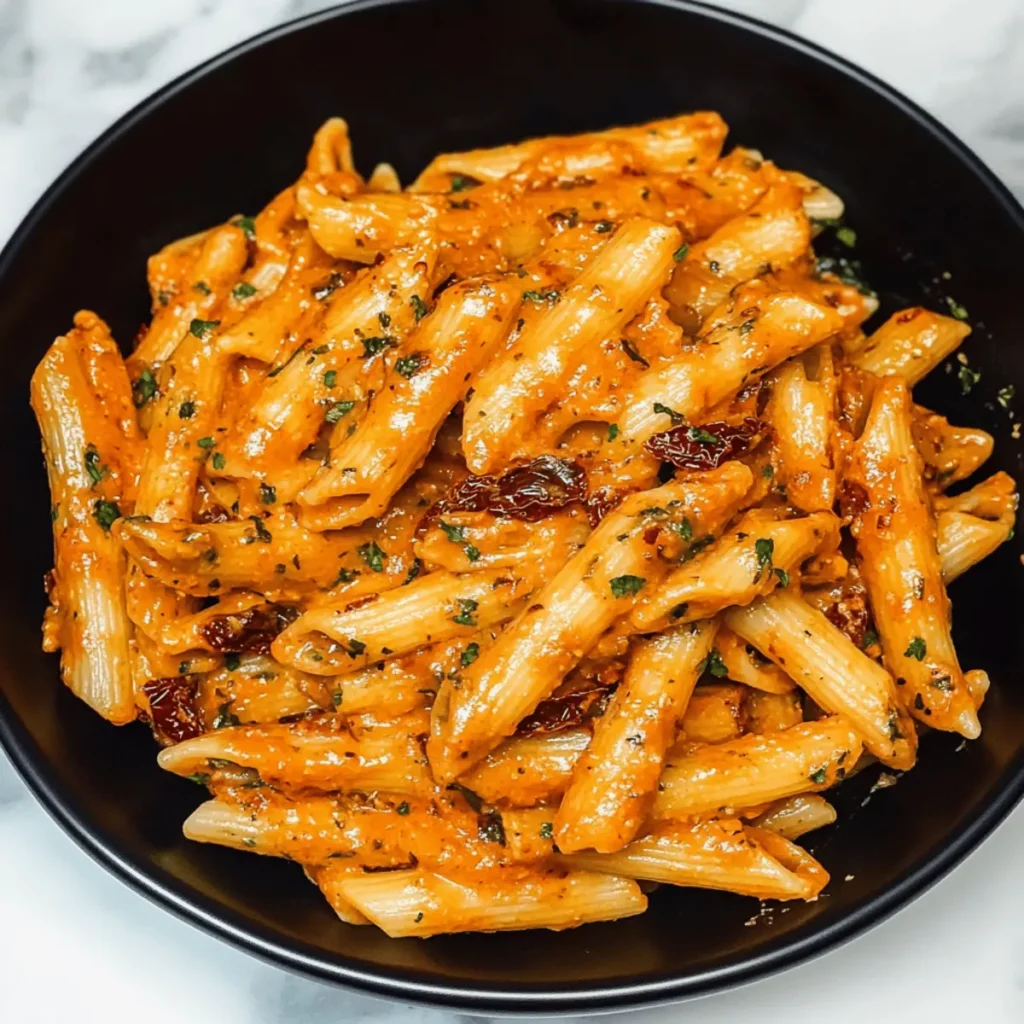 Creamy Sun-Dried Tomato Vegan Pasta