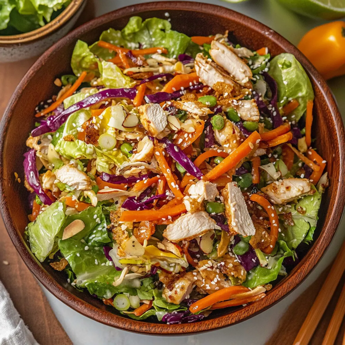 Delicious Asian Chicken Crunch Salad Recipe for Fresh Flavors