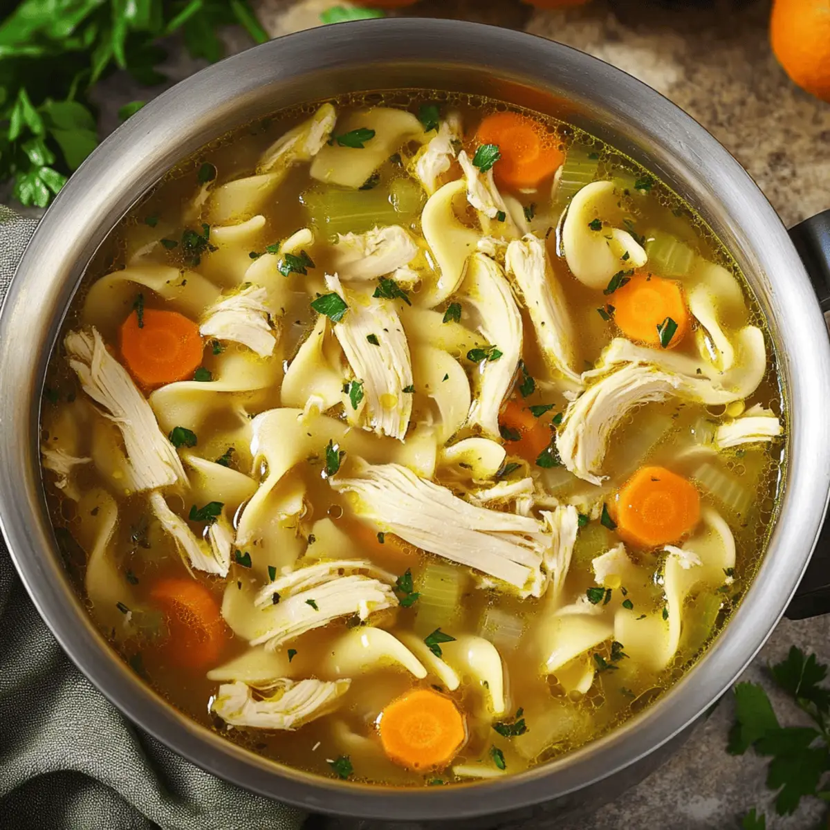 Delicious Homemade Chicken Noodle Soup Recipe for Cozy Meals