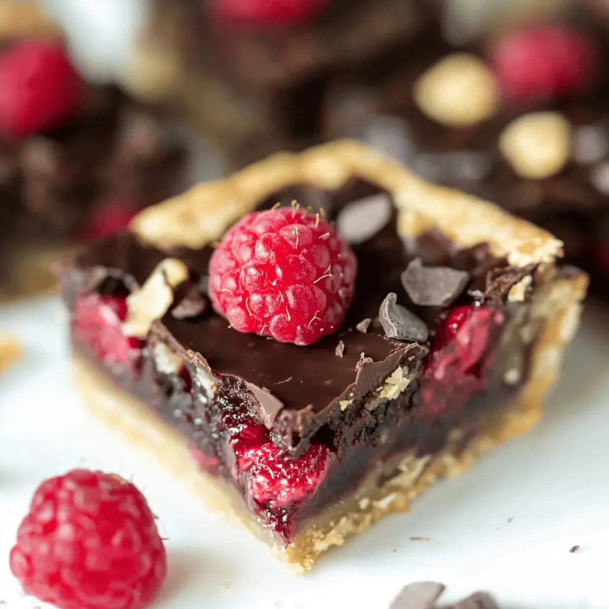 Irresistible Dark Chocolate Raspberry Pie Bars Recipe to Try