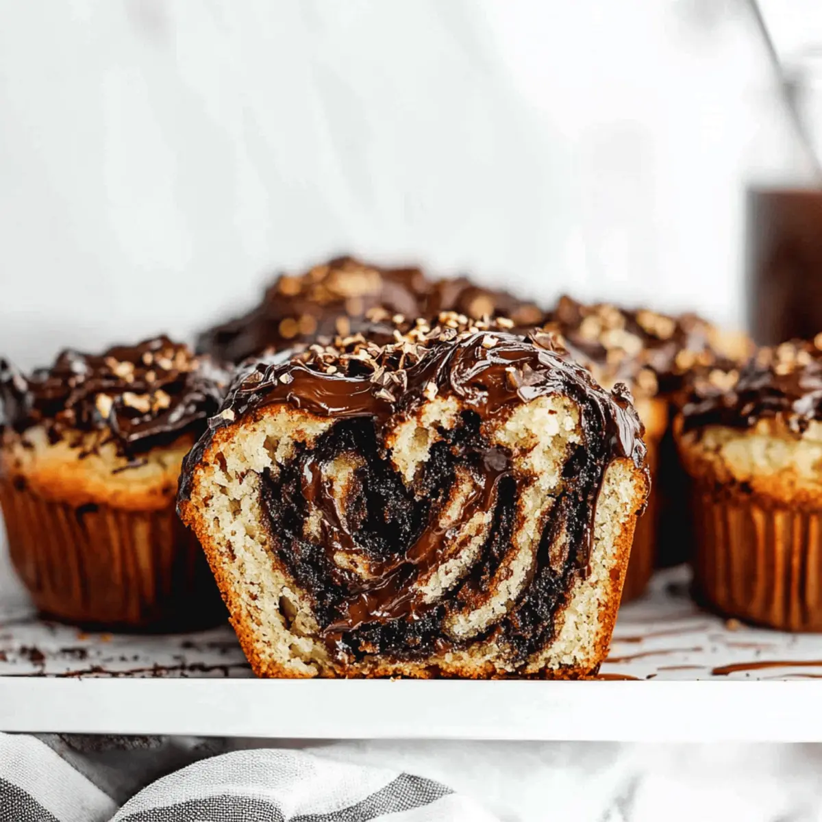 Indulge in Chocolate and Espresso Babka Muffins Recipe Delight
