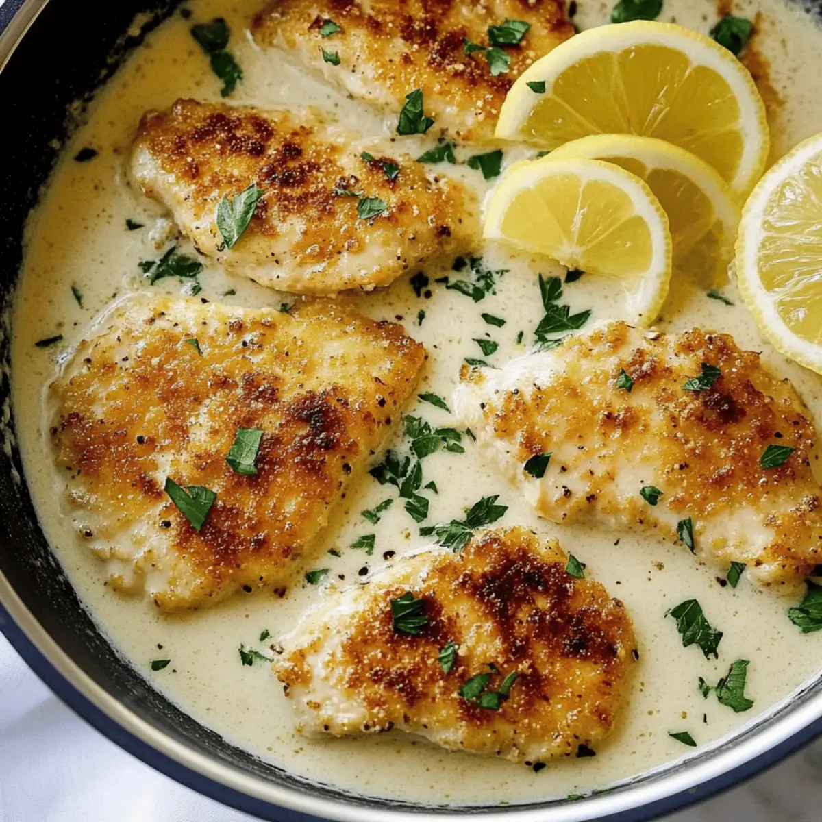 Delicious Creamy Parmesan Lemon Chicken Ready in Just 20 Minutes