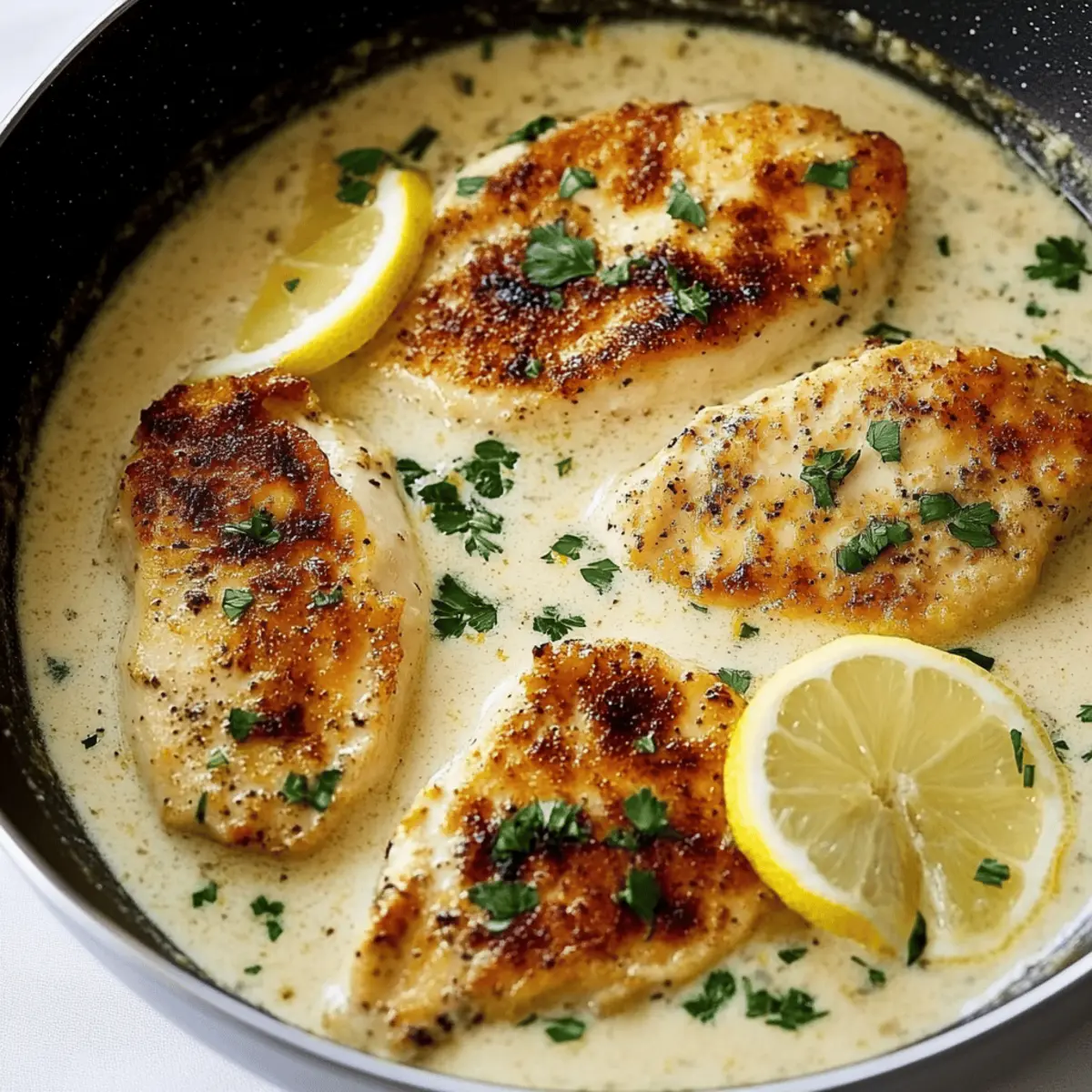 Delicious Creamy Parmesan Lemon Chicken Ready in Just 20 Minutes