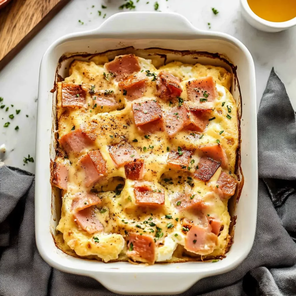 Easy Eggs Benedict Casserole