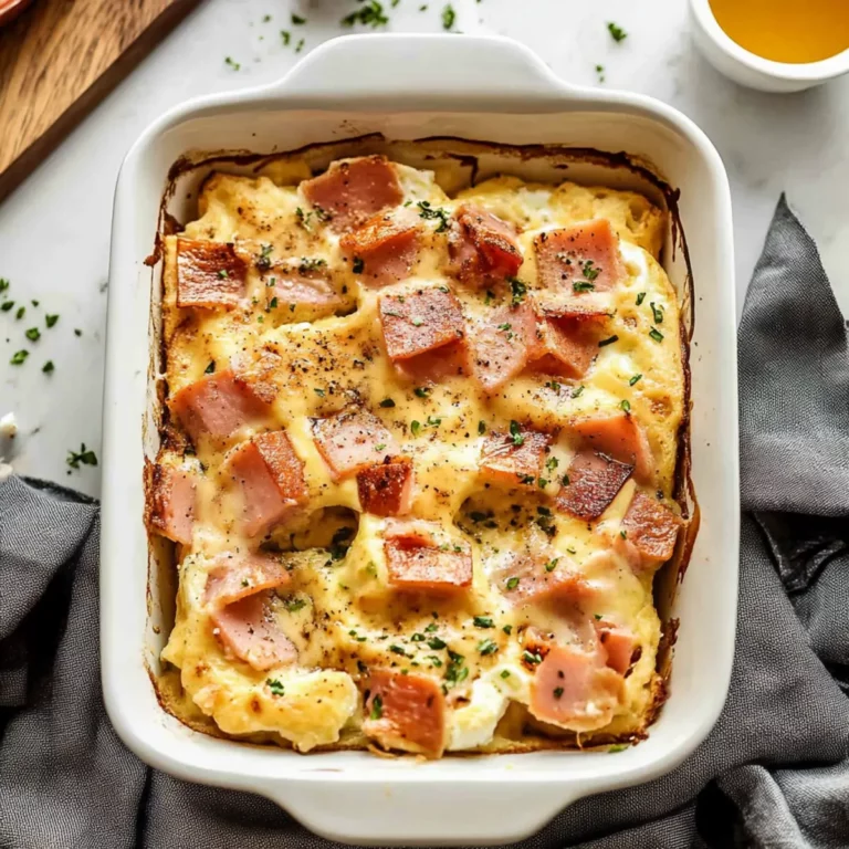 Easy Eggs Benedict Casserole