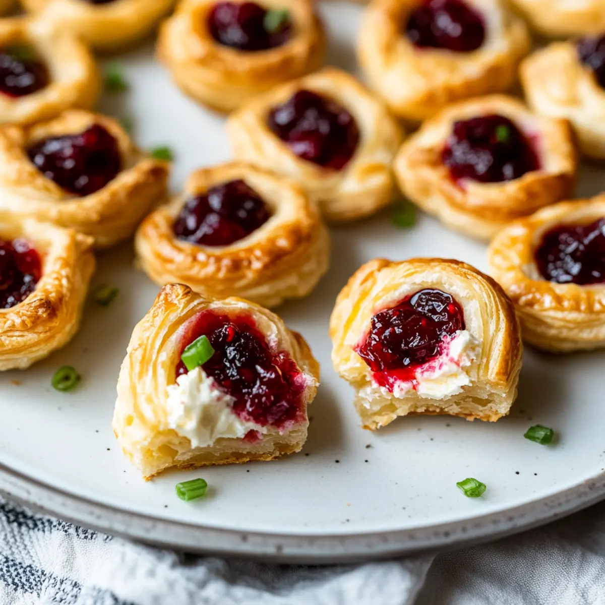 Delicious Cranberry Cream Cheese Crescent Bites for Any Occasion
