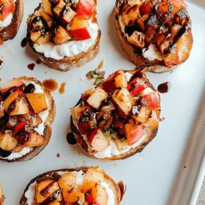 Delicious Fall Bruschetta with Butternut Squash and Apples