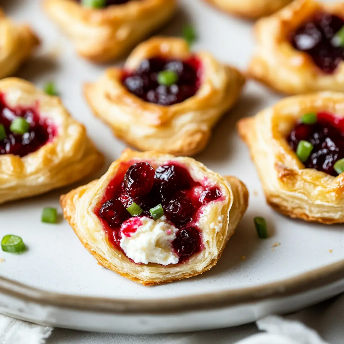 Delicious Cranberry Cream Cheese Crescent Bites for Any Occasion