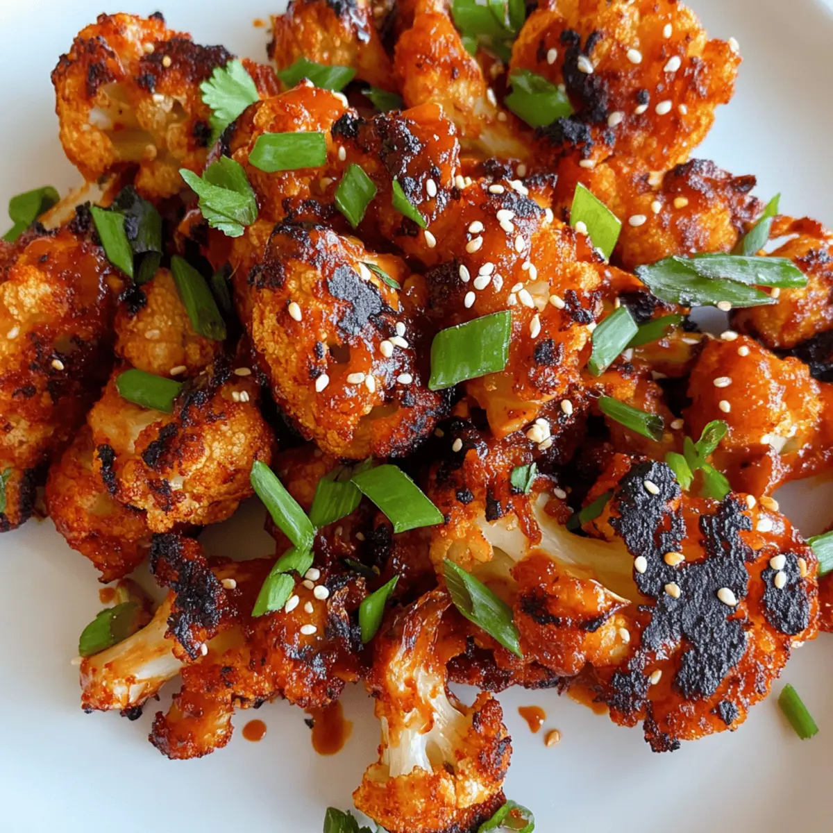 Air-Fried Korean Chili Cauliflower Recipe for a Spicy Crunch
