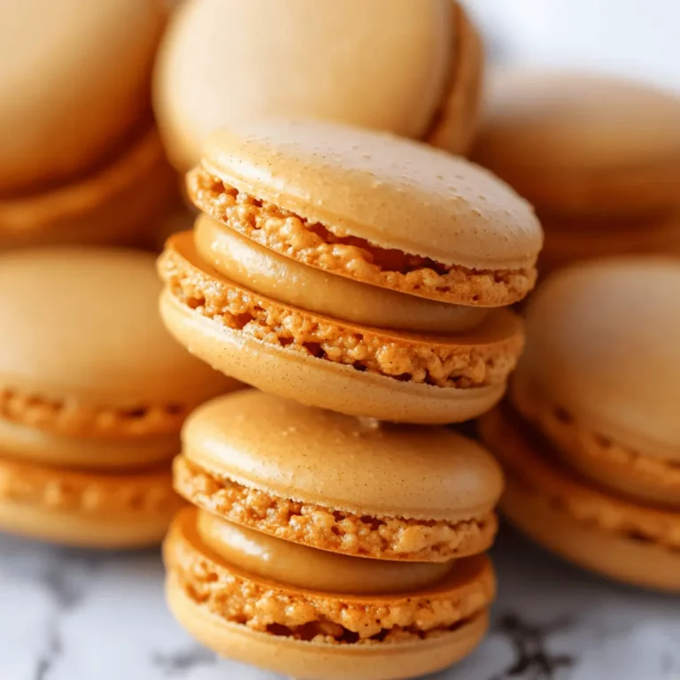Pumpkin Pie Macarons