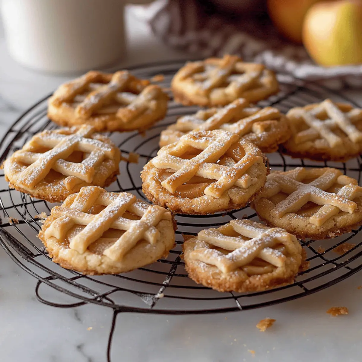 Mini Apple Pie Cookies