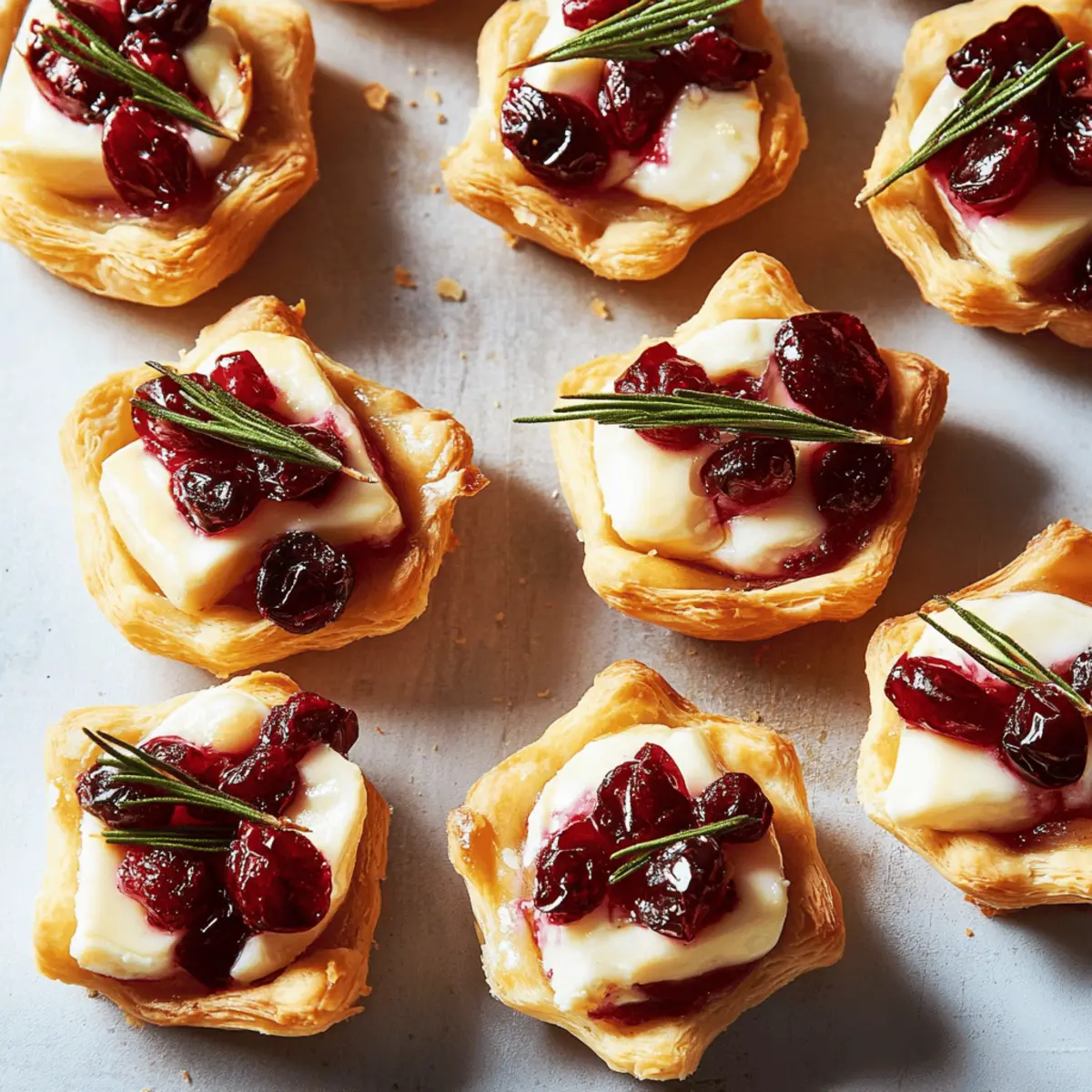 Easy Baked Cranberry Brie Bites for Festive Entertaining