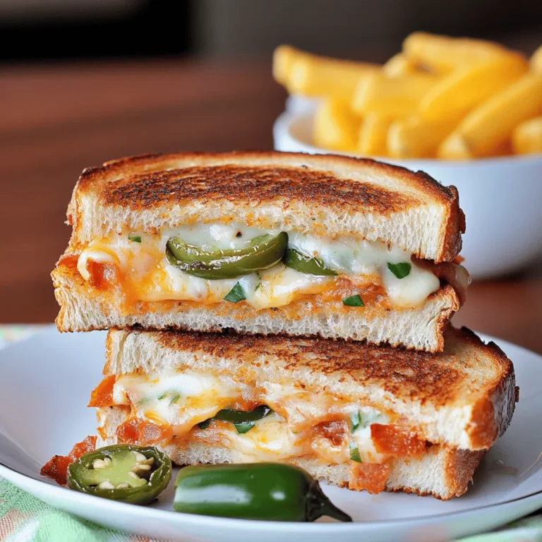 Jalapeno Popper Grilled Cheese Sandwich