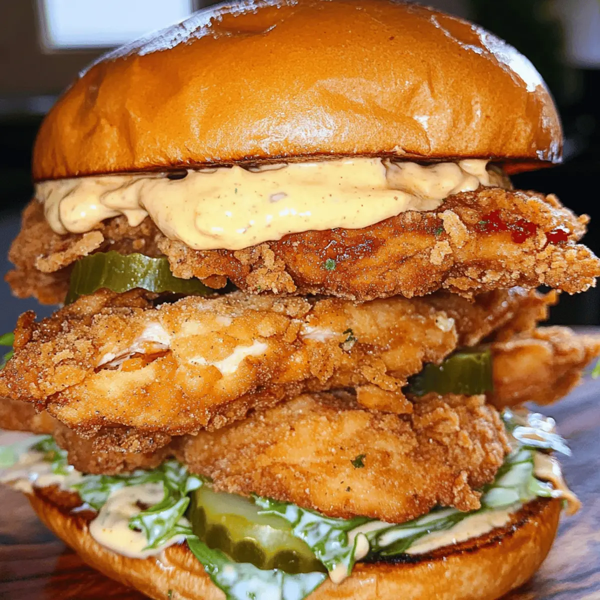 Delicious Spicy Chicken Sandwich with Creamy Homemade Sauce Recipe