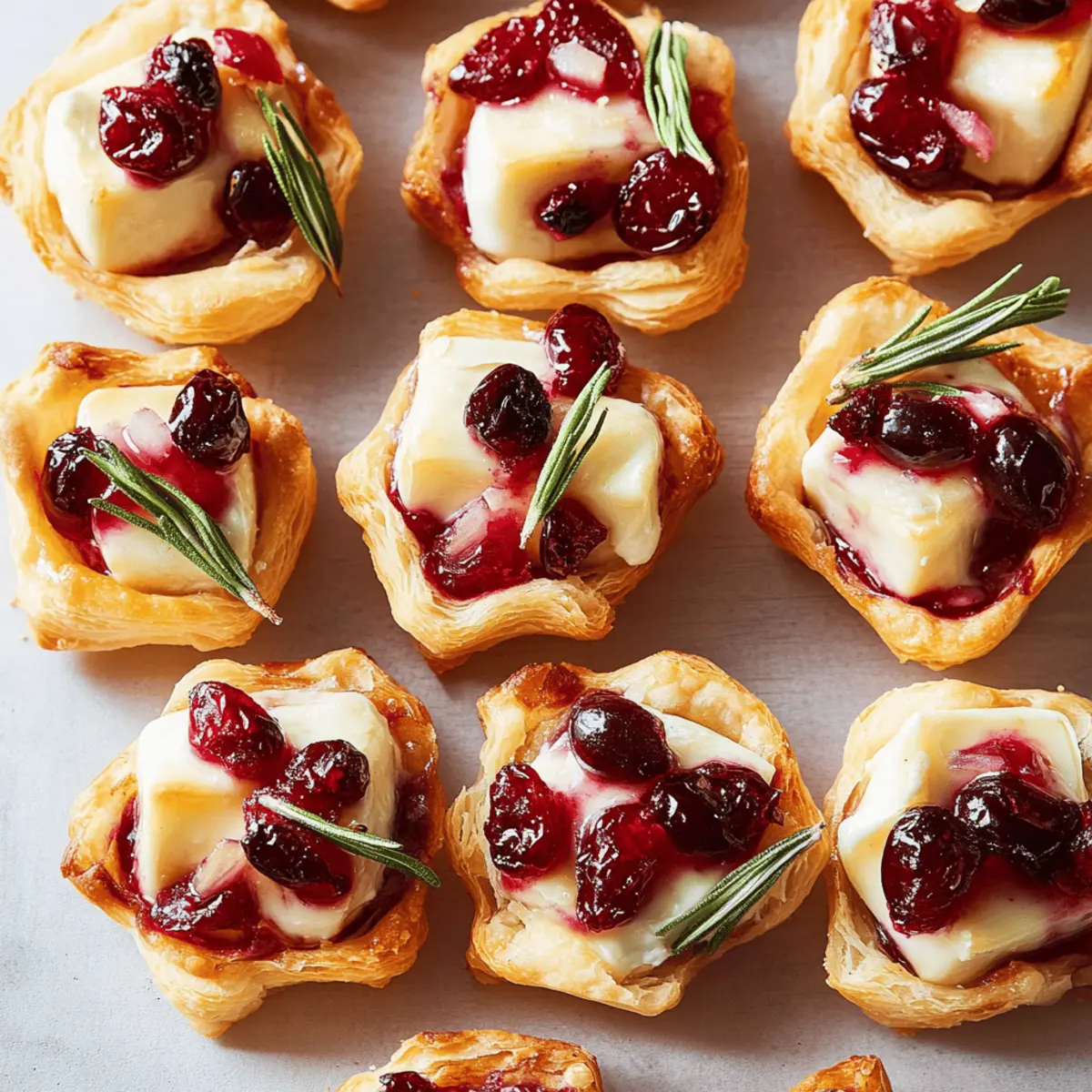 Easy Baked Cranberry Brie Bites for Festive Entertaining