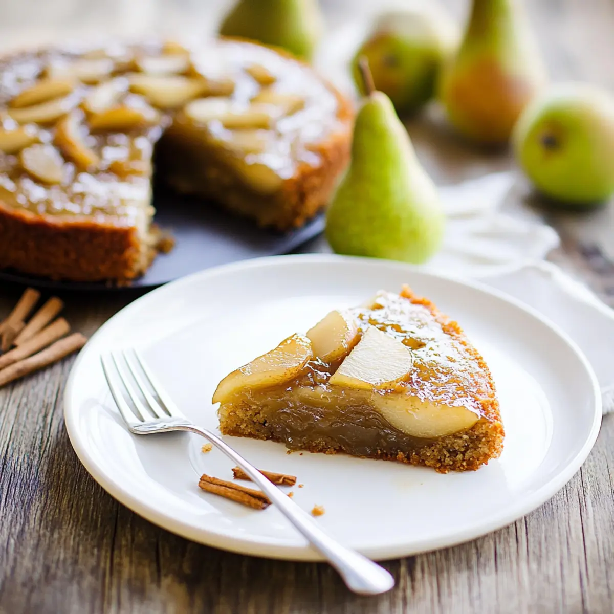 Delicious Spiced Pear Upside Down Cake Recipe for Fall Baking