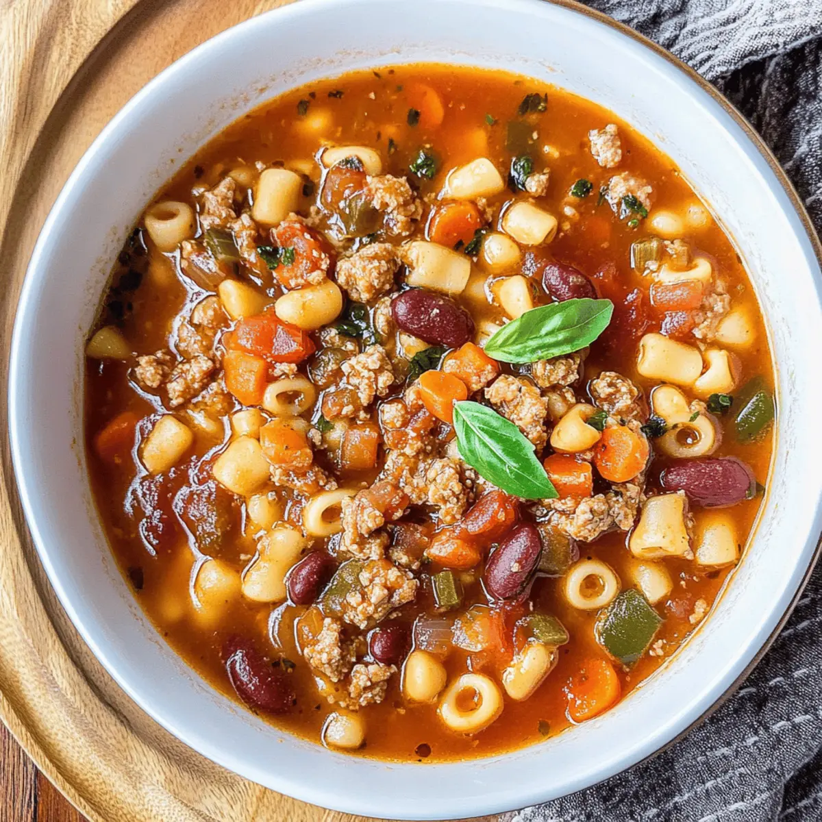 Pasta Fagioli Soup Instant Pot