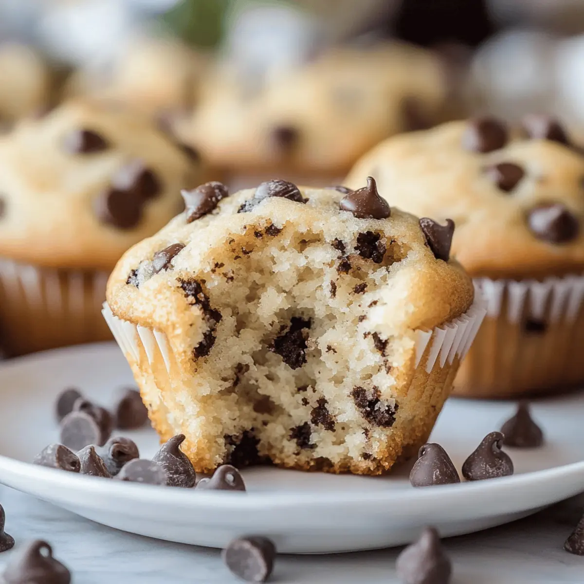 Bakery Style Chocolate Chip Muffins
