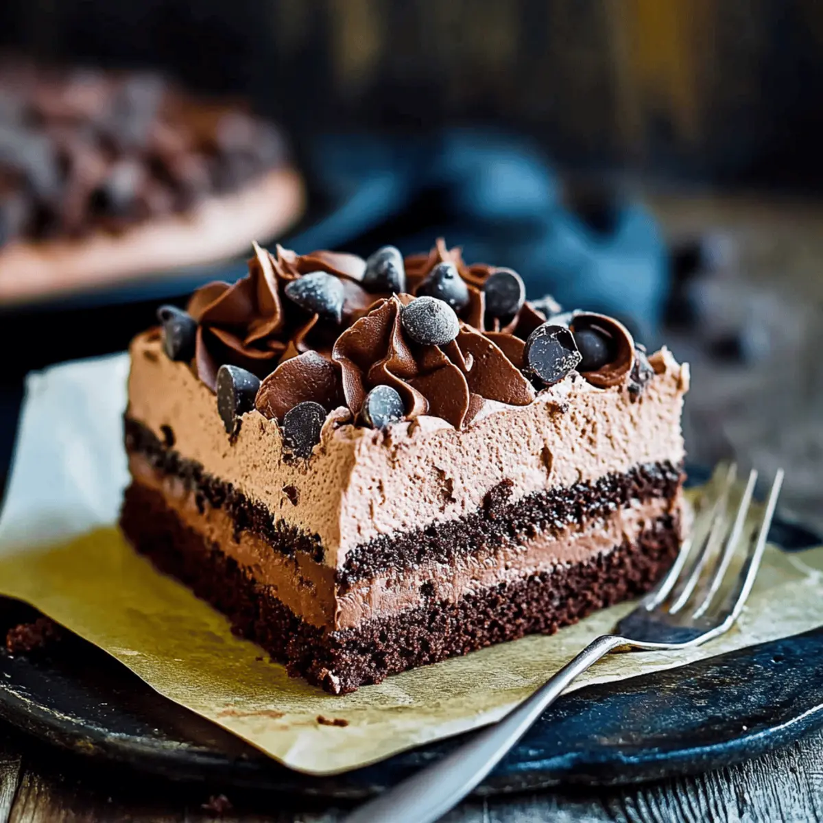 Decadent Triple-Layer Chocolate Mousse Cake Recipe for Indulgence