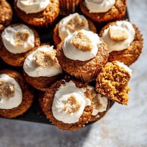 Pumpkin Muffins with Maple Cream Cheese Filling
