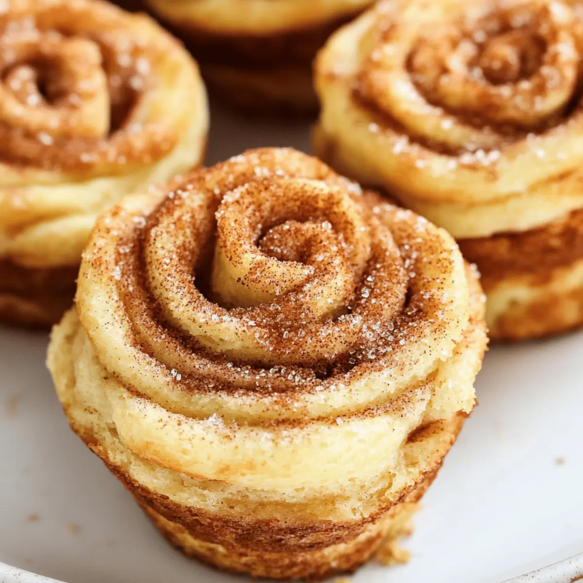 Easy Cinnamon Sugar Cruffins