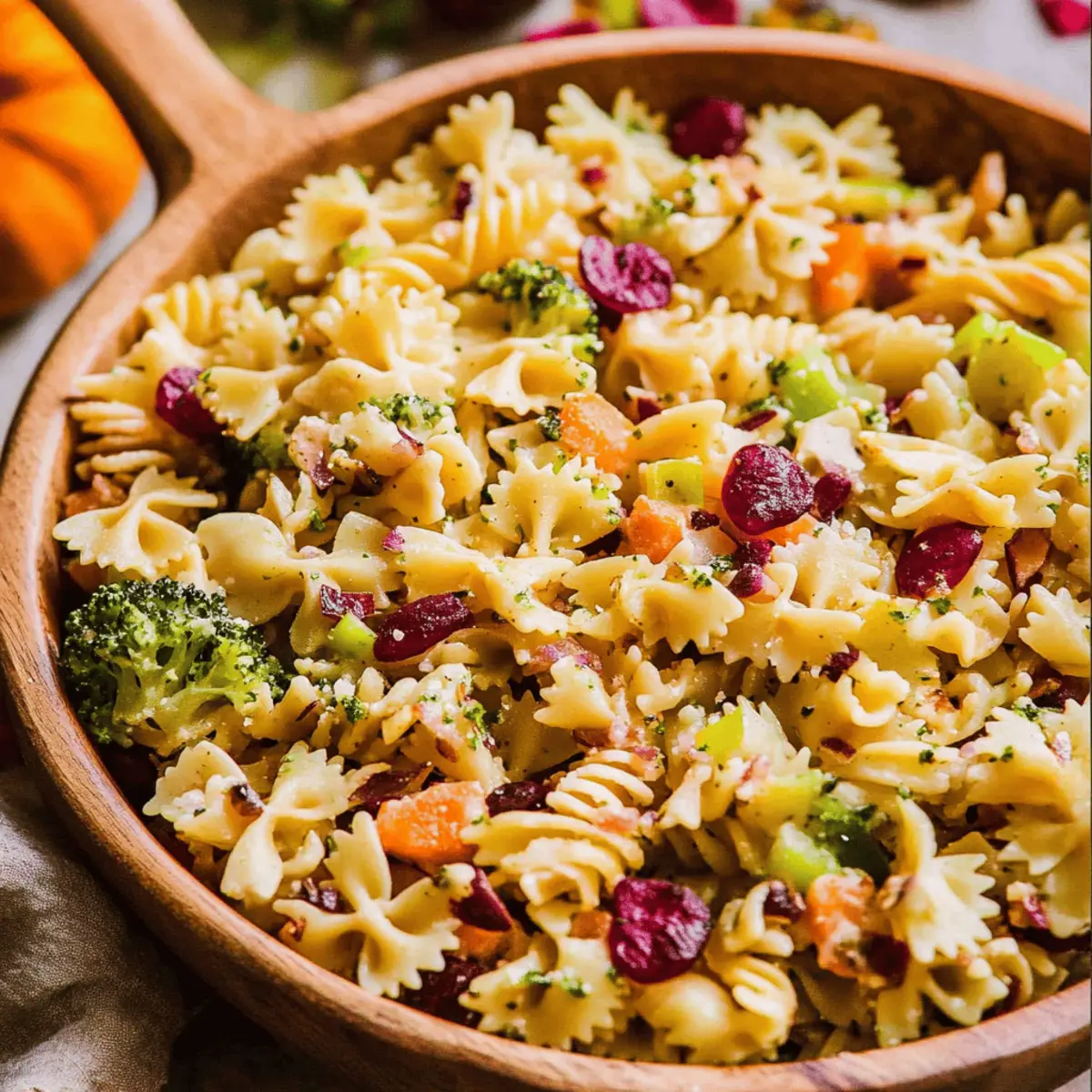 Delicious Fall Harvest Pasta Salad with Roasted Veggies and Nuts