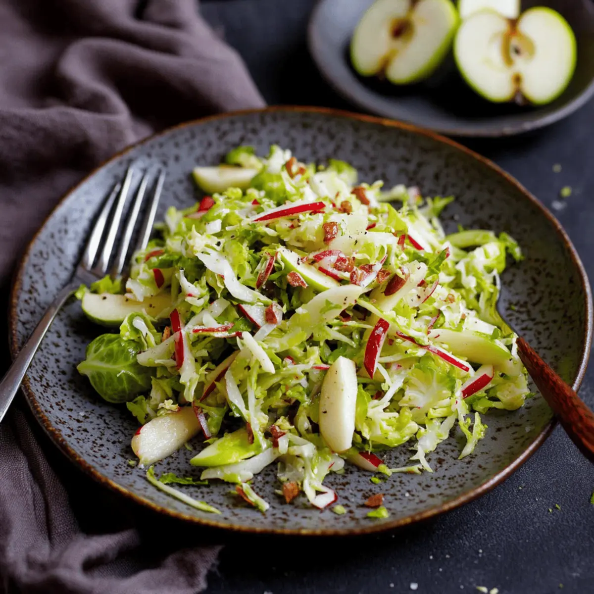 Apple & Brussels Sprouts Slaw