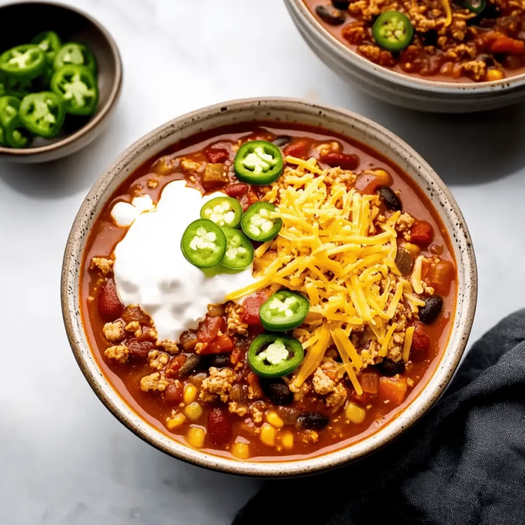 Healthy & Easy Turkey Chili